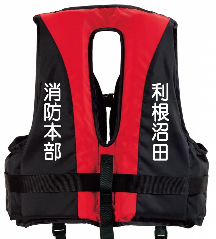 小型船舶用：BW-2003型 ｼﾙｸﾌﾟﾘﾝﾄ実績 | ライフジャケットの製造